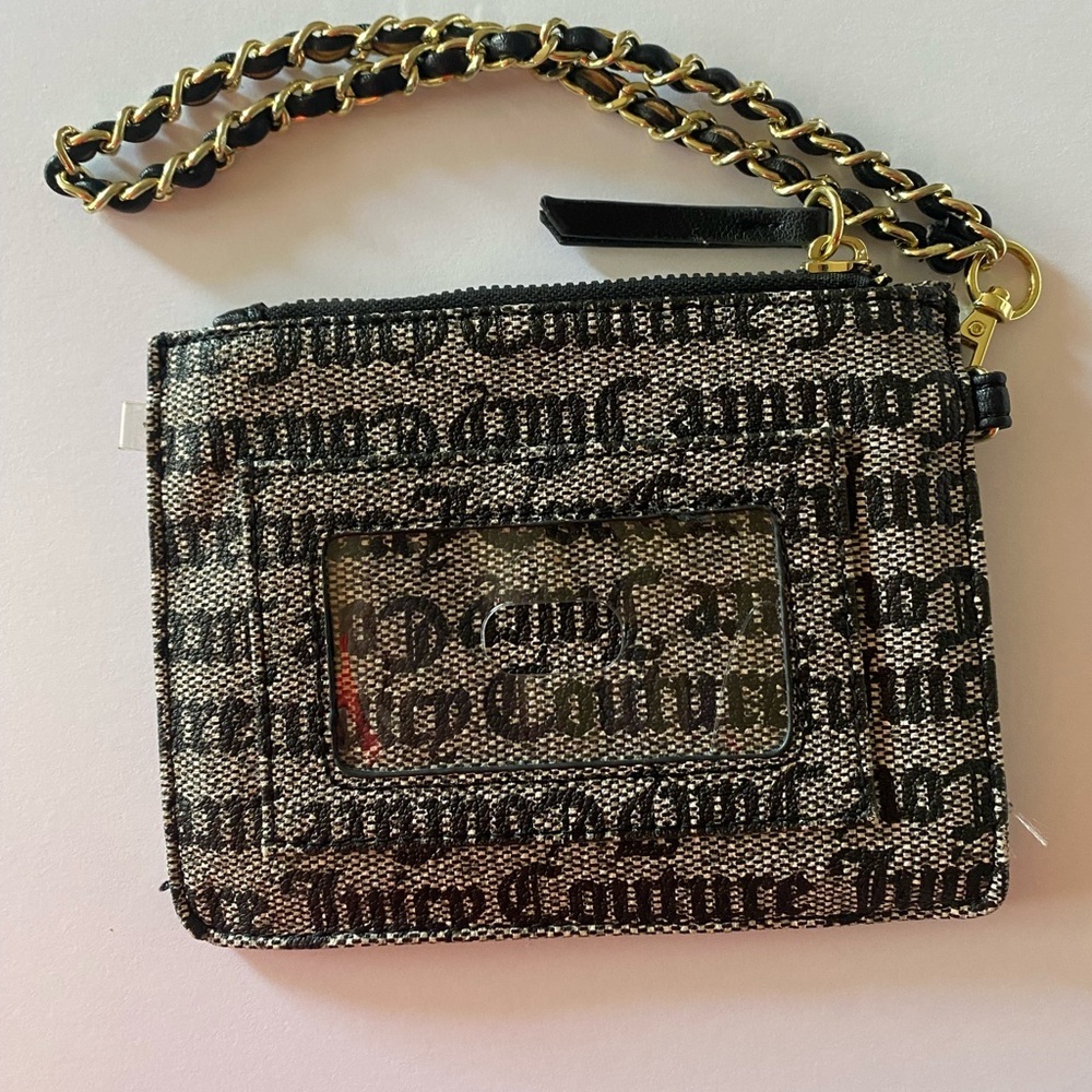 NWOT Juicy Couture Gothic
Monogram Jacquard ID Wristlet - Picture 2 of 4